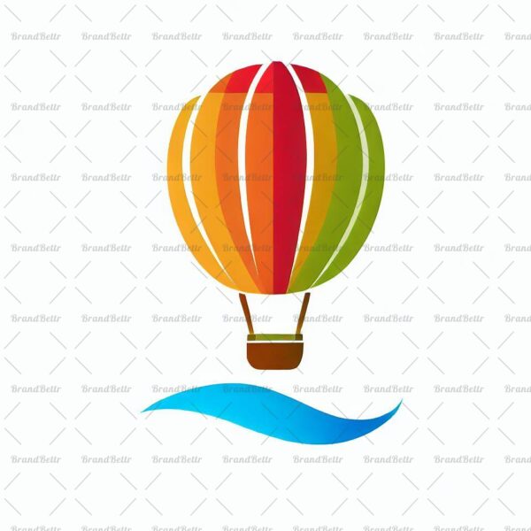 Reisender Heißluftballon